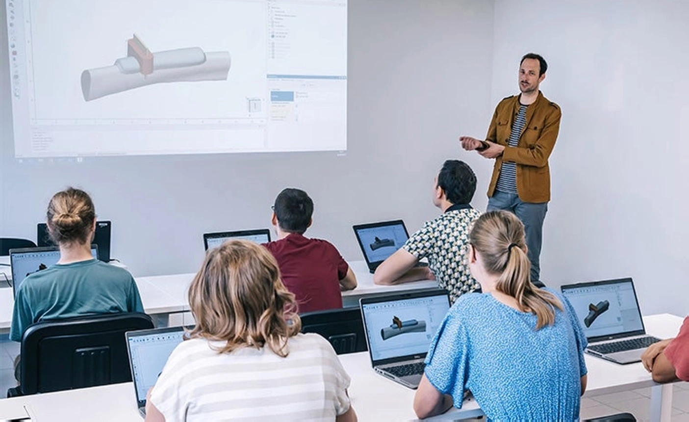 Professional business mimicry training session